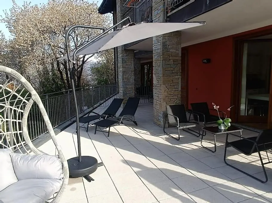 شقة Resicence Solare Con Piscina Appartamento 2 Sueglio